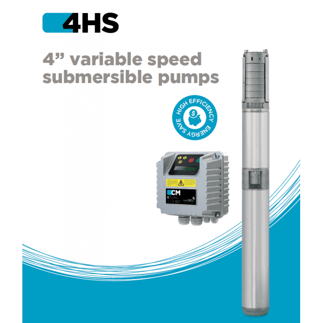 Nastec 4HS Variable Speed Drive Borehole Pumps *New Range*